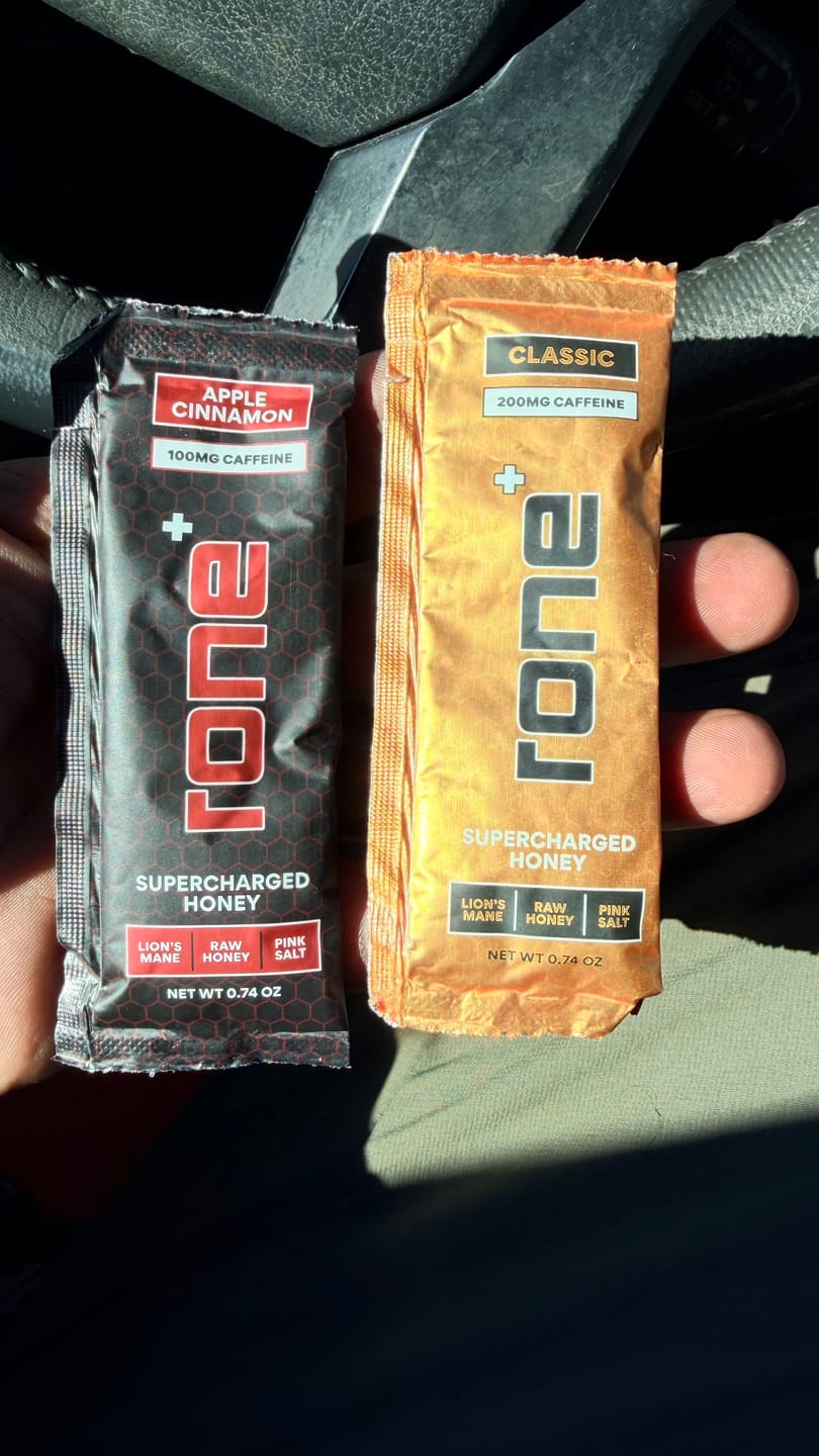 Customer photo review of 100mg Caffeine - Apple Cinnamon - SuperCharged Honey (20-Pack)