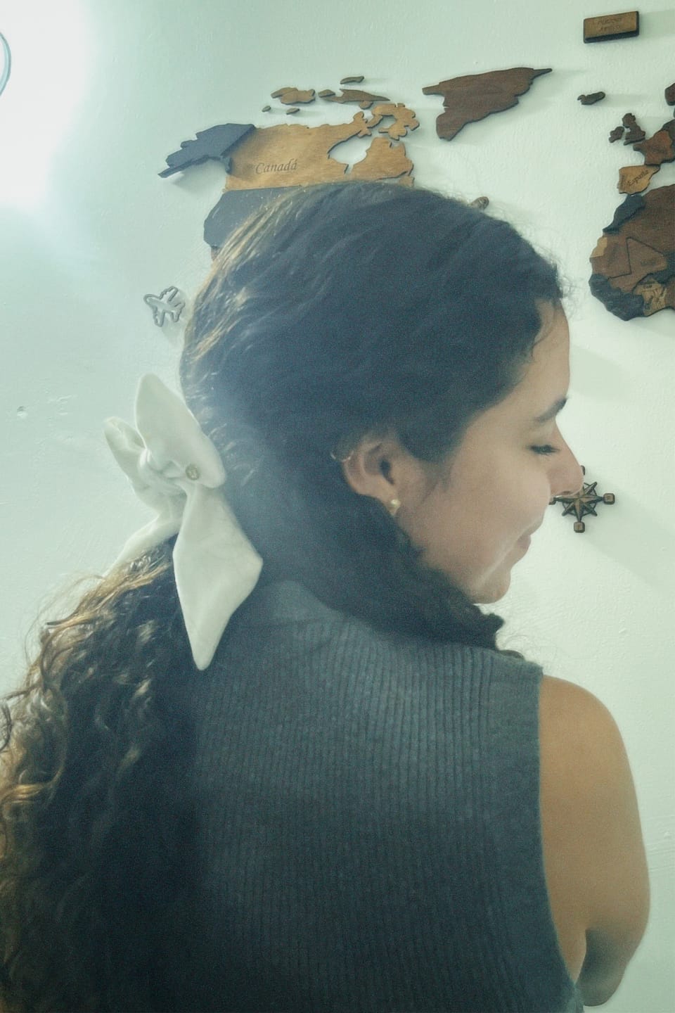 Customer photo review of MOÑO - MINI LARGE VELVET BOWS