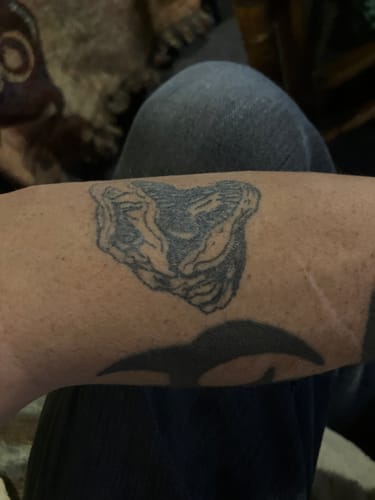 Customer photo review of Premium Black Tattoo Ink