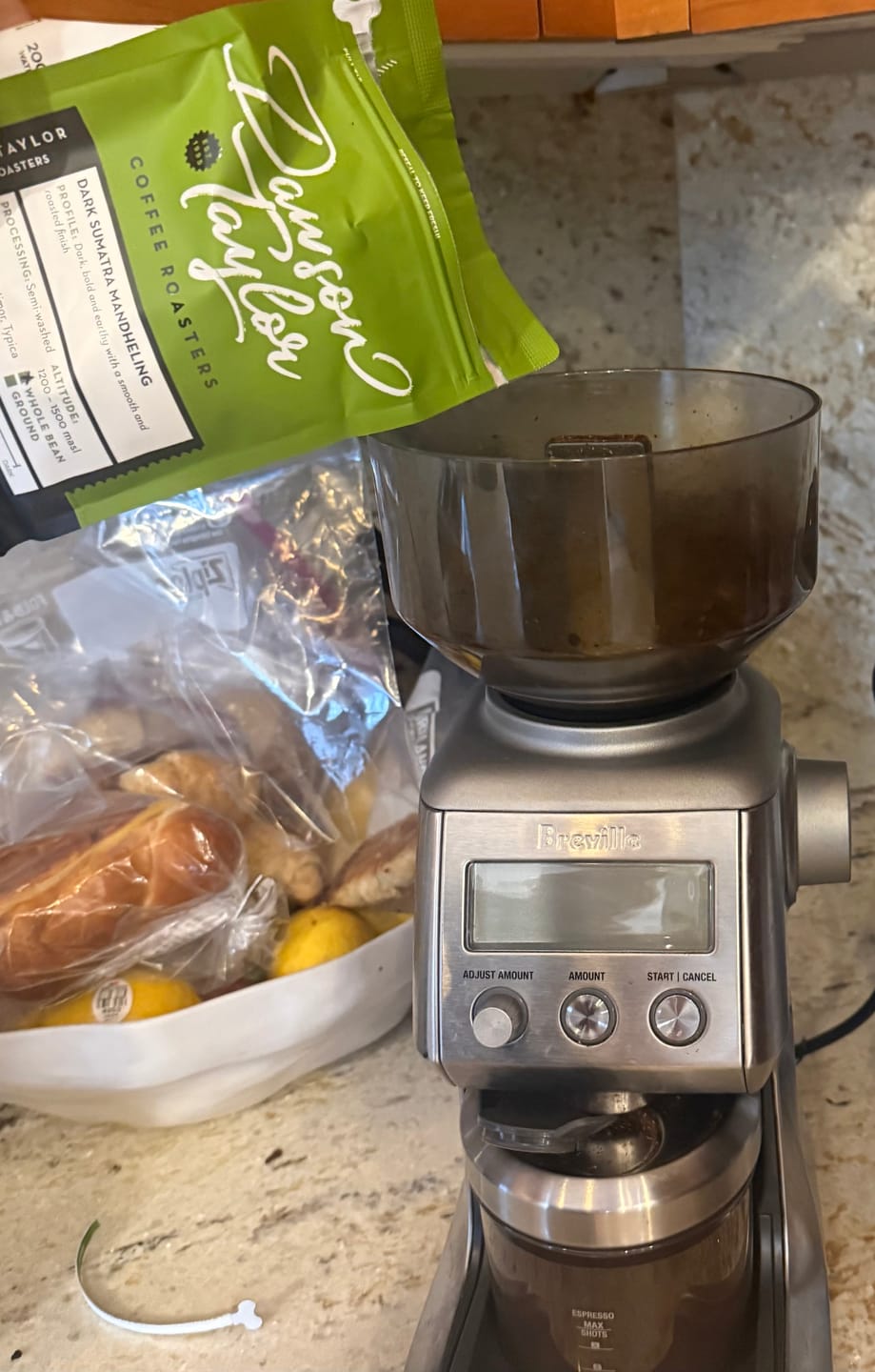 Customer photo review of Dark Sumatra Mandheling