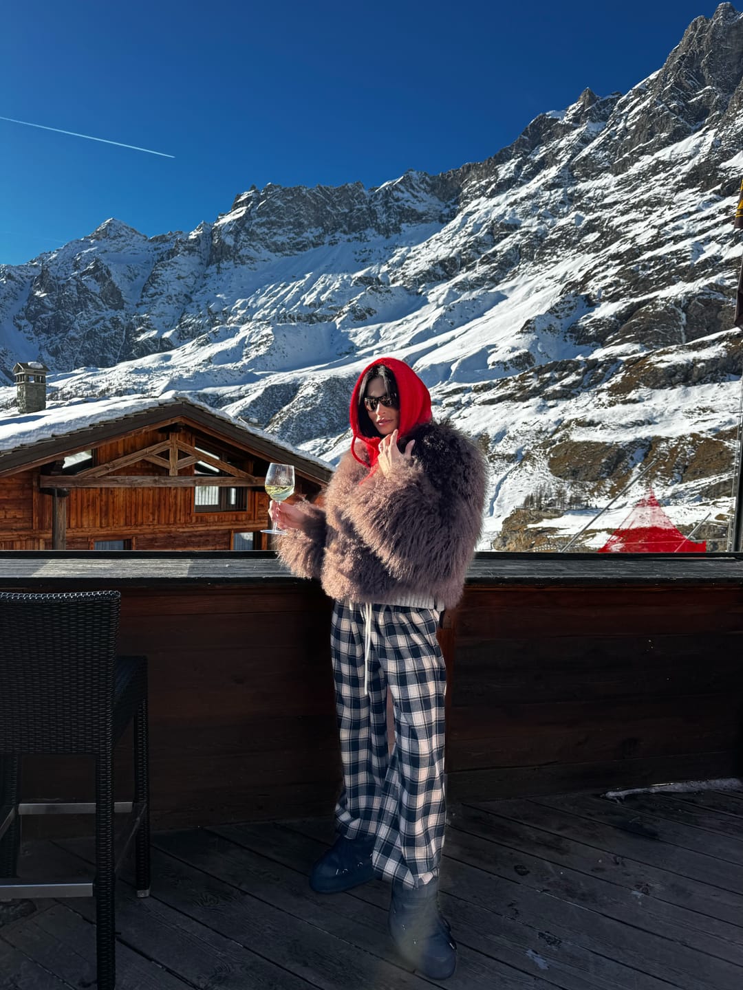 Customer photo review of Cappotto Loyenne marrone in mongolia