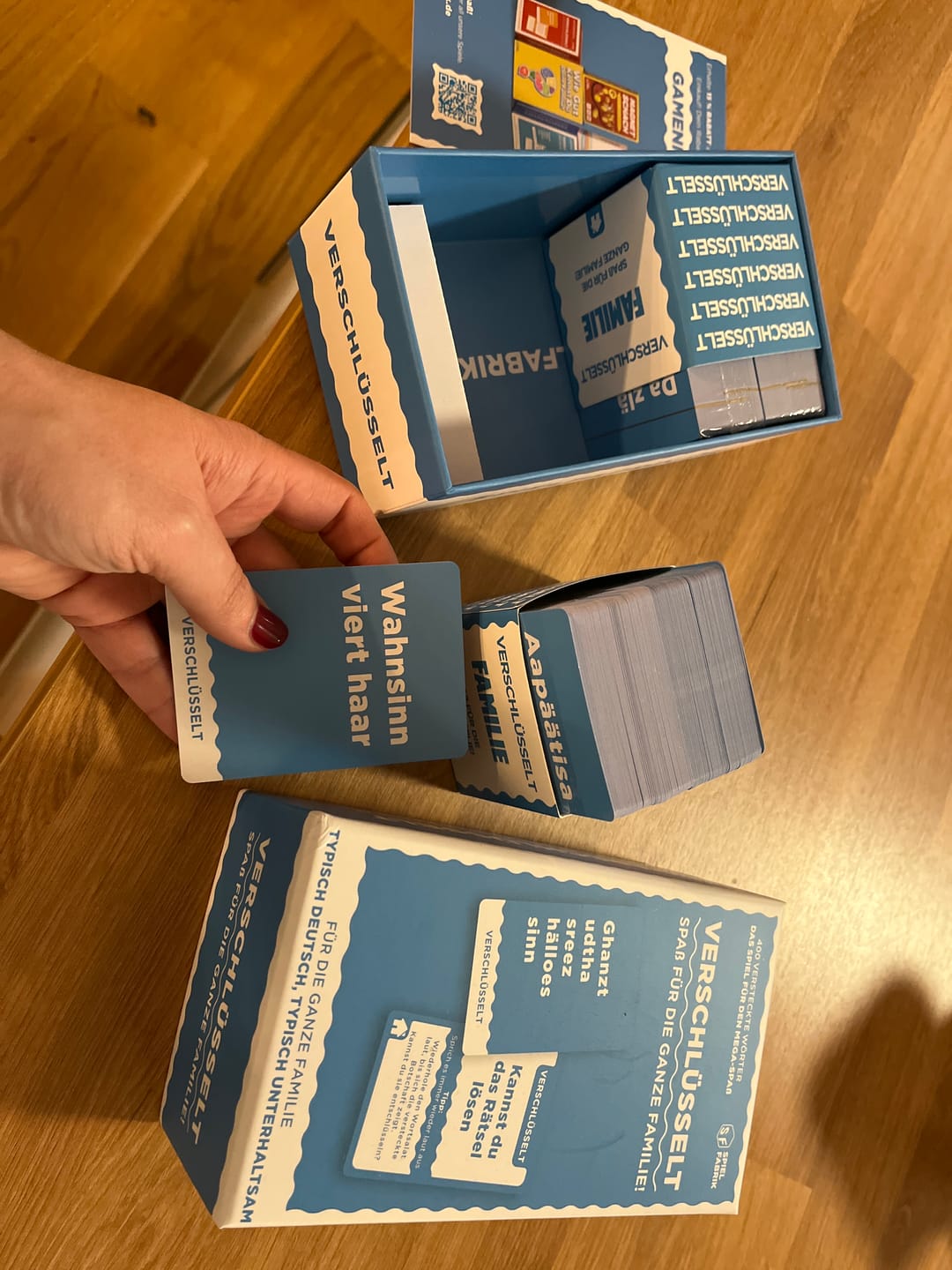 Customer photo review of VERSCHLÜSSELT FAMILIENEDITION