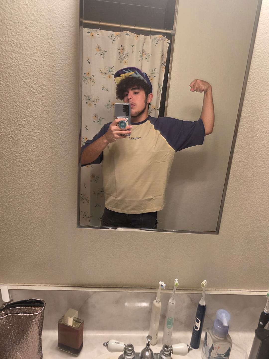 Customer photo review of 4139 - Oversized Baseball Tees