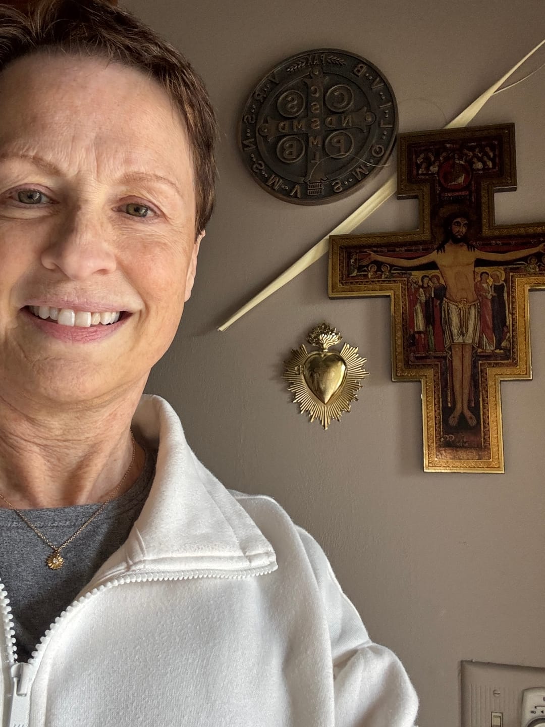 Customer photo review of Miraculous Medal Necklace