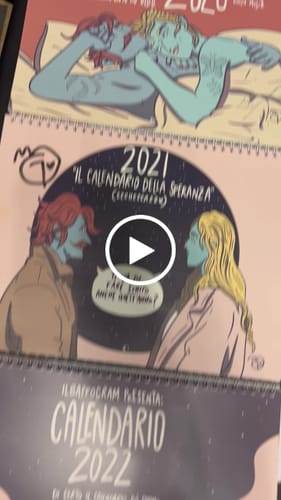 Customer video review of Calendario 2026