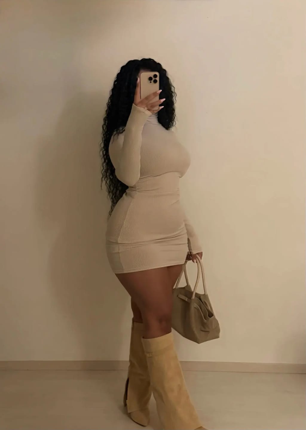 Customer photo review of Odelie Suede Boots