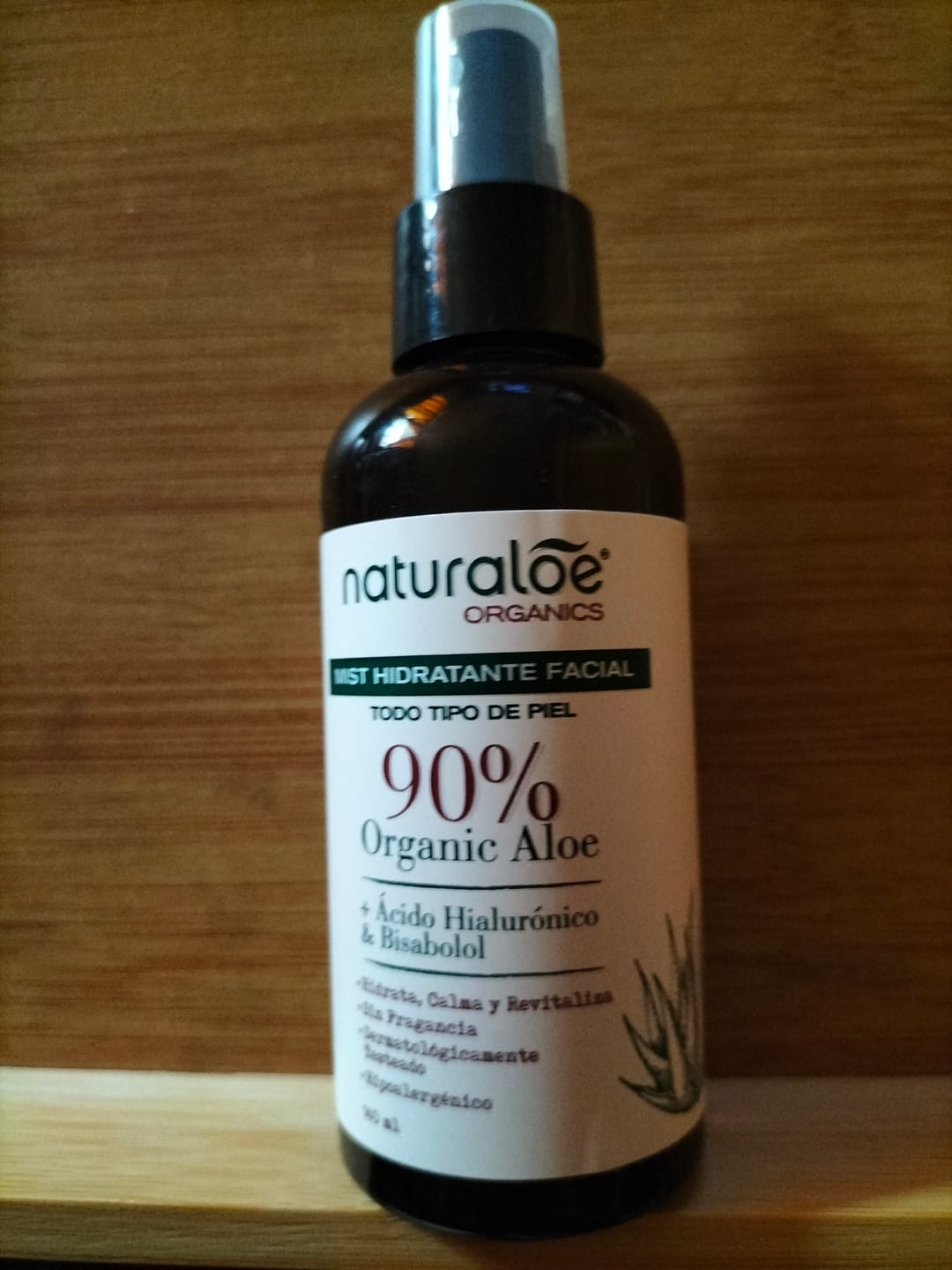 Customer photo review of Mist Hidratante Facial 140ml