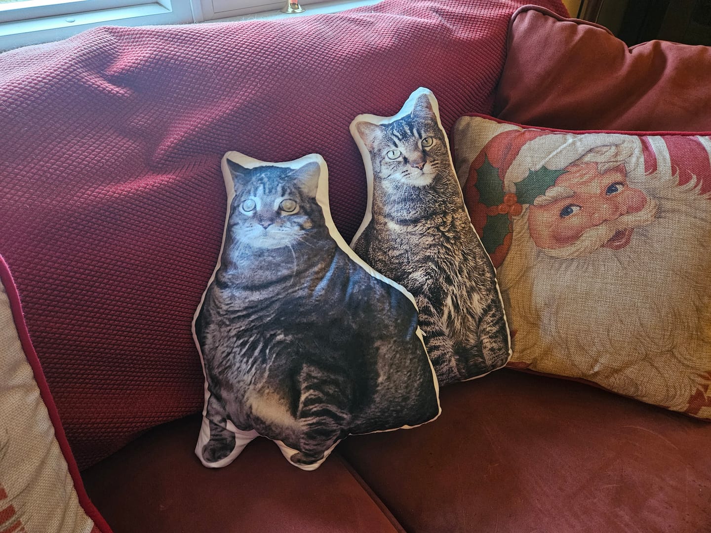 Customer photo review of Custom Pet Shaped Pillow that Look Like your Pet - ThePetPillow