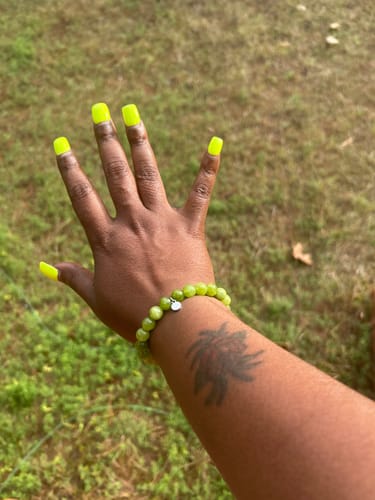Customer photo review of Peridot Bracelet