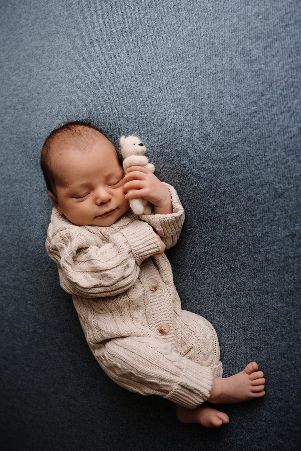 Customer photo review of Luna + Luca Classic Cable Knit Jumpsuit - Natural