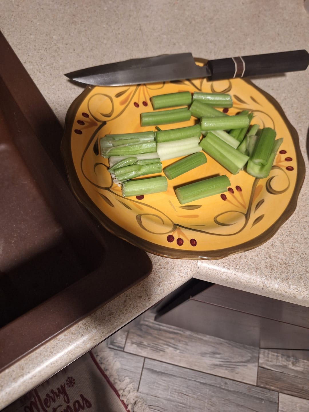 Customer photo review of 5‑Piece VG-10 Ultimate Home Cook Bundle | Japanese Knife Set (Gyuto, Nakiri, Petty, Santoku, Bunka)