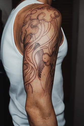 Customer photo review of Signature Tattoo Numbing Cream 5 TUBE