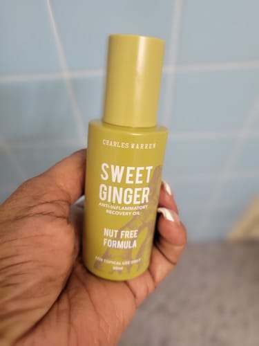 Customer photo review of [Nut-Free] Sweet Ginger Dry Oil for Sensitive Skin