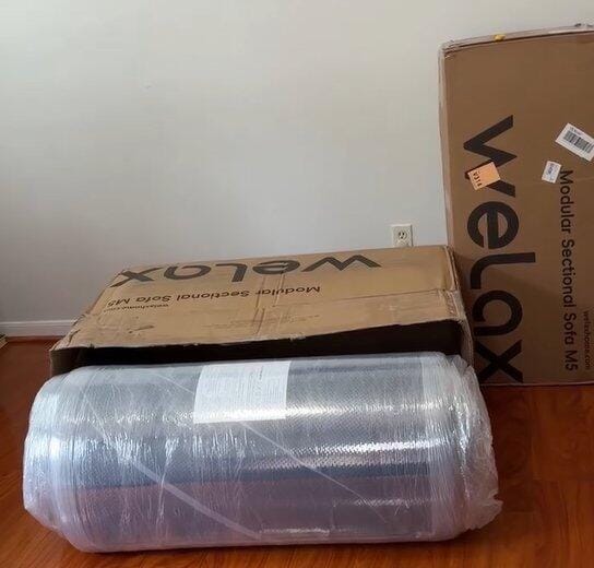 Customer photo review of Hestia Modular Sectional Compressed Sofa
