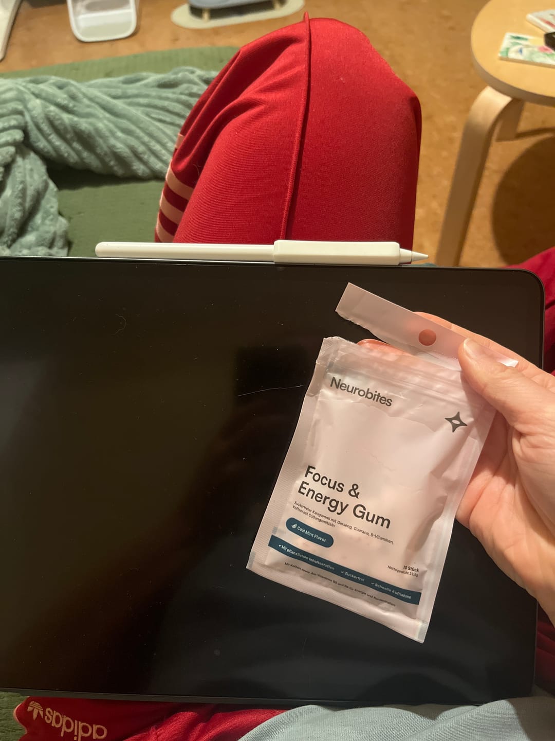 Customer photo review of Neurobites® Focus & Energy Gum (Performance-Starterpaket)