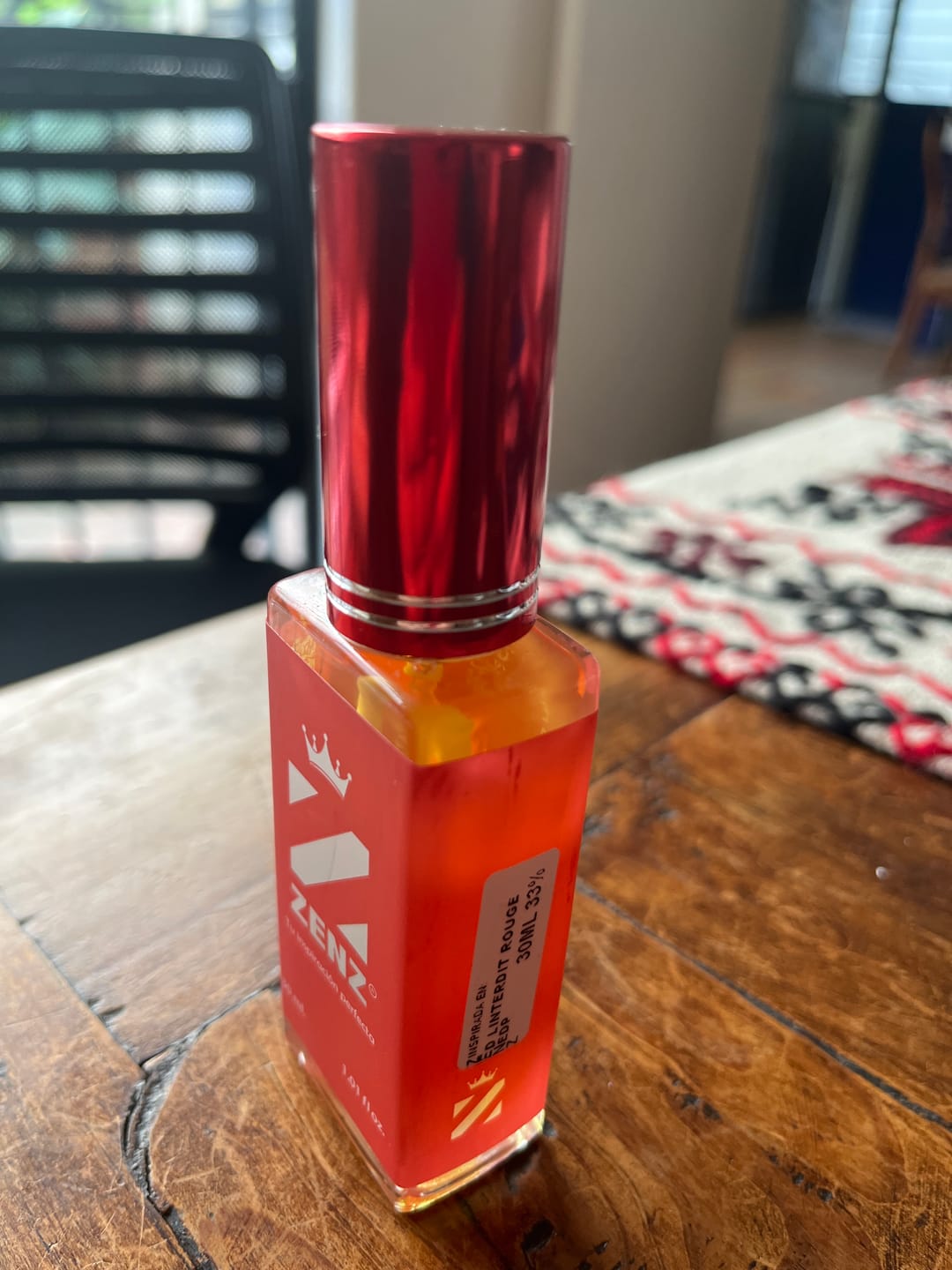 Customer photo review of Perfume Tendencia D LINTERDIT ROUGE EDP NUEVO DICIEMBRE 2023 zenz