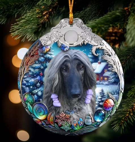 Customer photo review of Custom Photo Pets Globe Ball - Personalized Photo Ornament