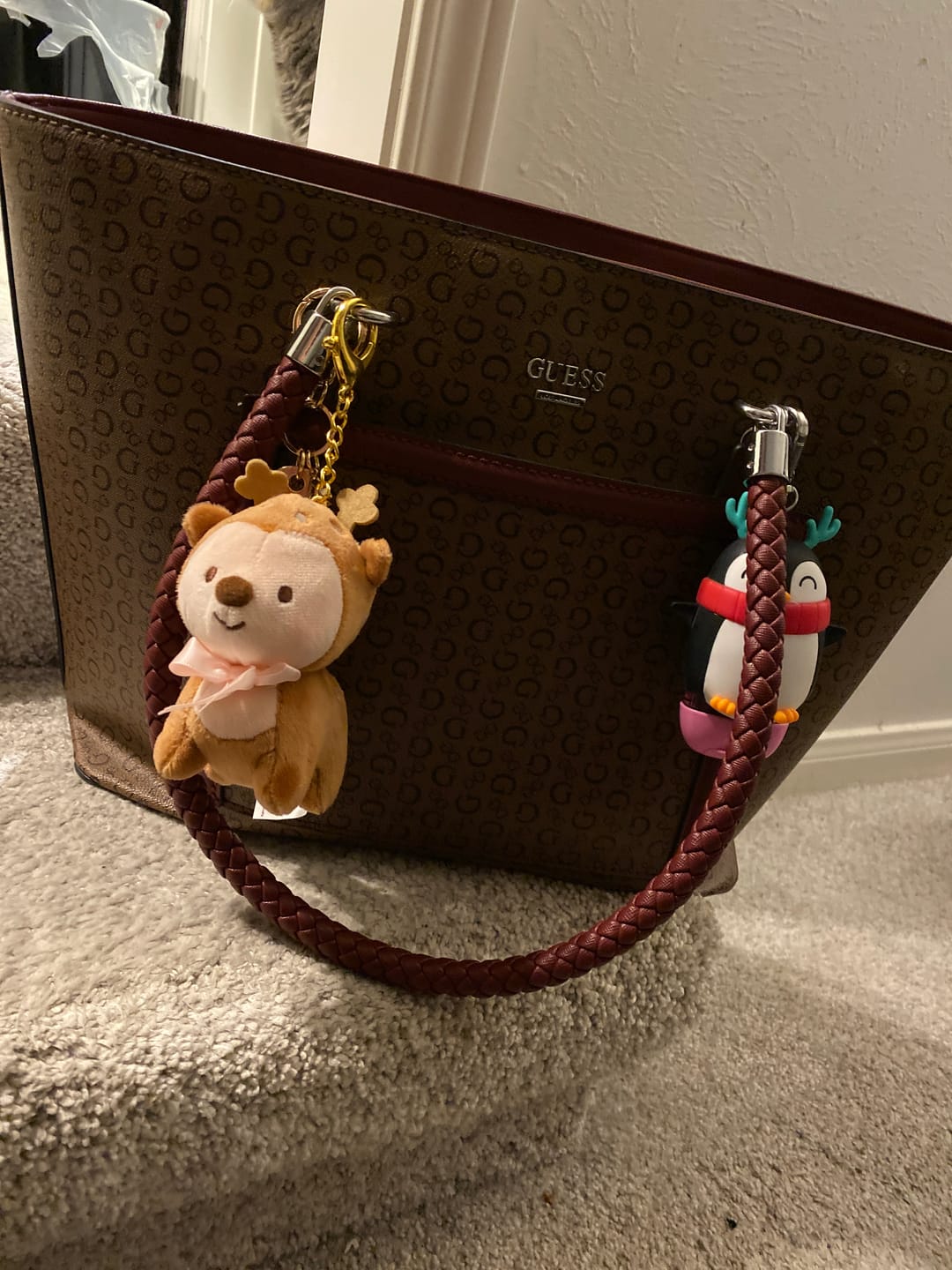 Customer photo review of Cinnamon the Deer Keychain Plush | Kawaii Cottagecore Coquette Plush | Whimsical Pink Bow Deer Plushie | Katnipp Studios