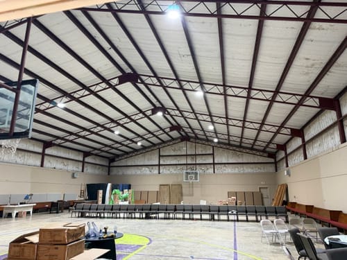 Customer photo review of 200W LED UFO high bay light-30,000 lumens