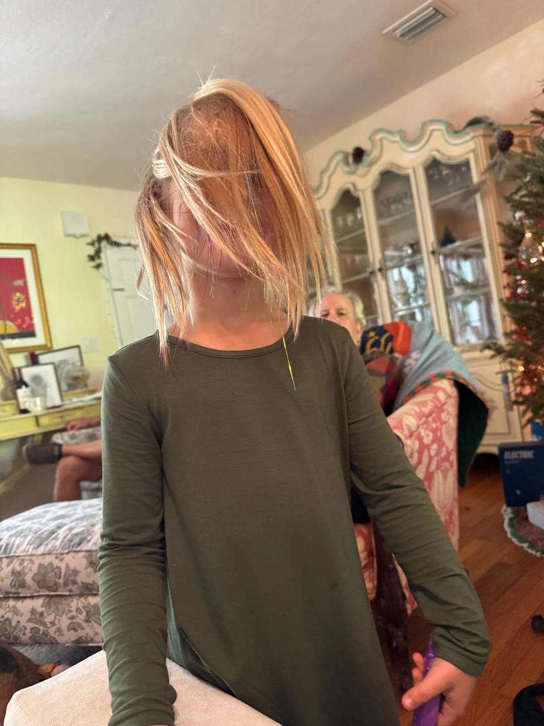 Customer photo review of Evergreen Bamboo Girls' Long Sleeve Dress
