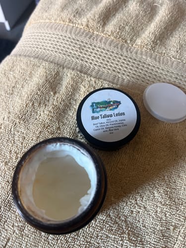 Customer photo review of Aloe Tallow Lotion