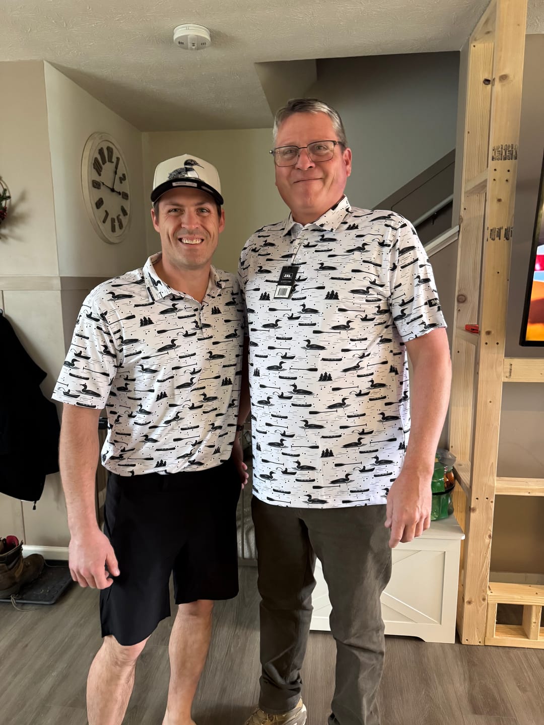 Customer photo review of Loon Lake Men's Polo