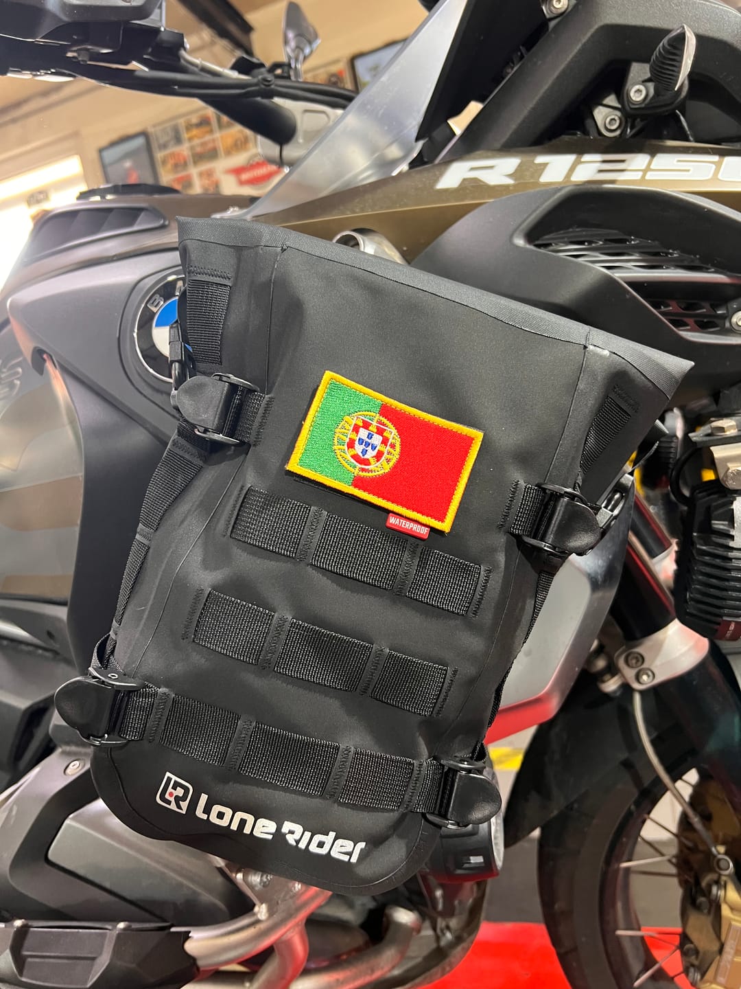 Customer photo review of Lone Rider World Flags