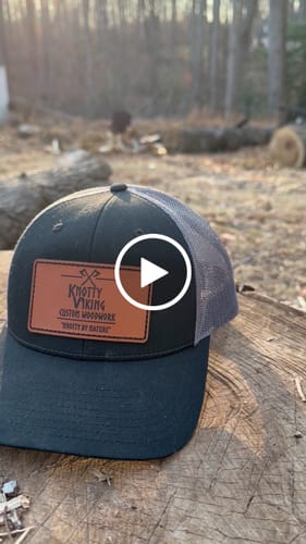 Customer video review of Premium Custom Leather Patch Hats (Wholesale)