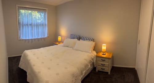 Customer photo review of Tavira - Leafy Wonderland Wallpaper - Blue