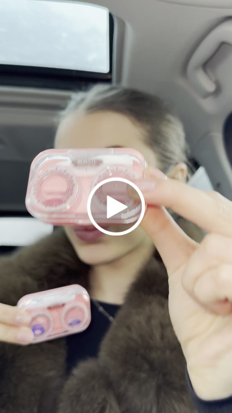 Customer video review of Cosplay Fairy Rose Pink Colored Contact Lenses