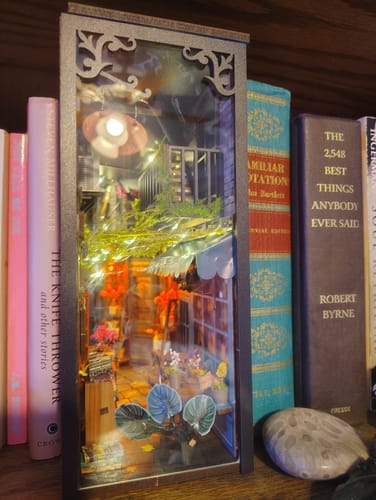 Customer photo review of Dreamy MiniAlley - Booknook DIY kit