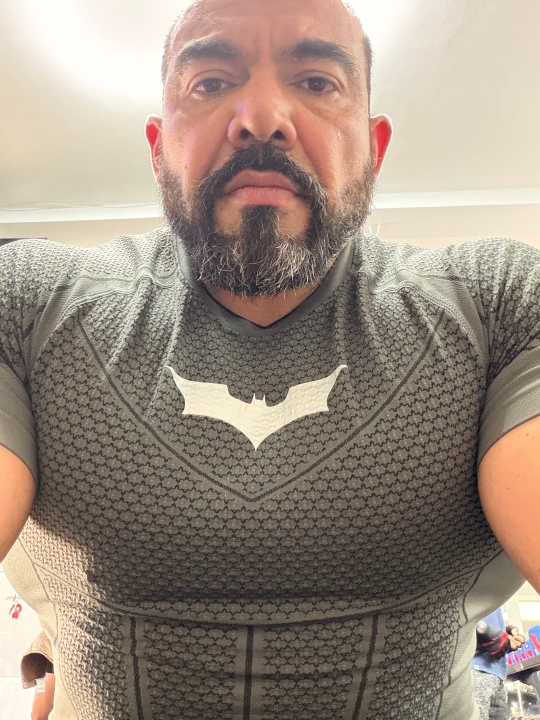 Customer photo review of 8072 - Superman 3/4 Raglan Shirts