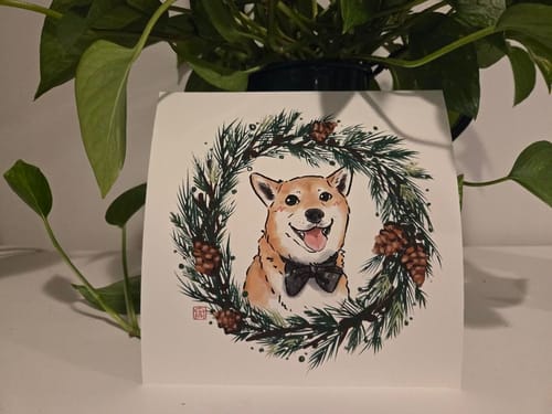 Customer photo review of 8x8 Giclee Fine Art Prints