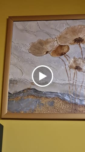 Customer review photo for Plaster Art Texture Painting #SG481
