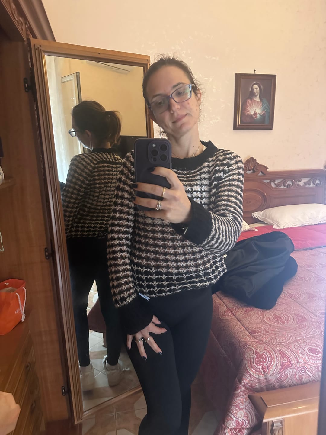 Customer photo review of Leggings Push Up Jungle Leopardo 2.0 Nero
