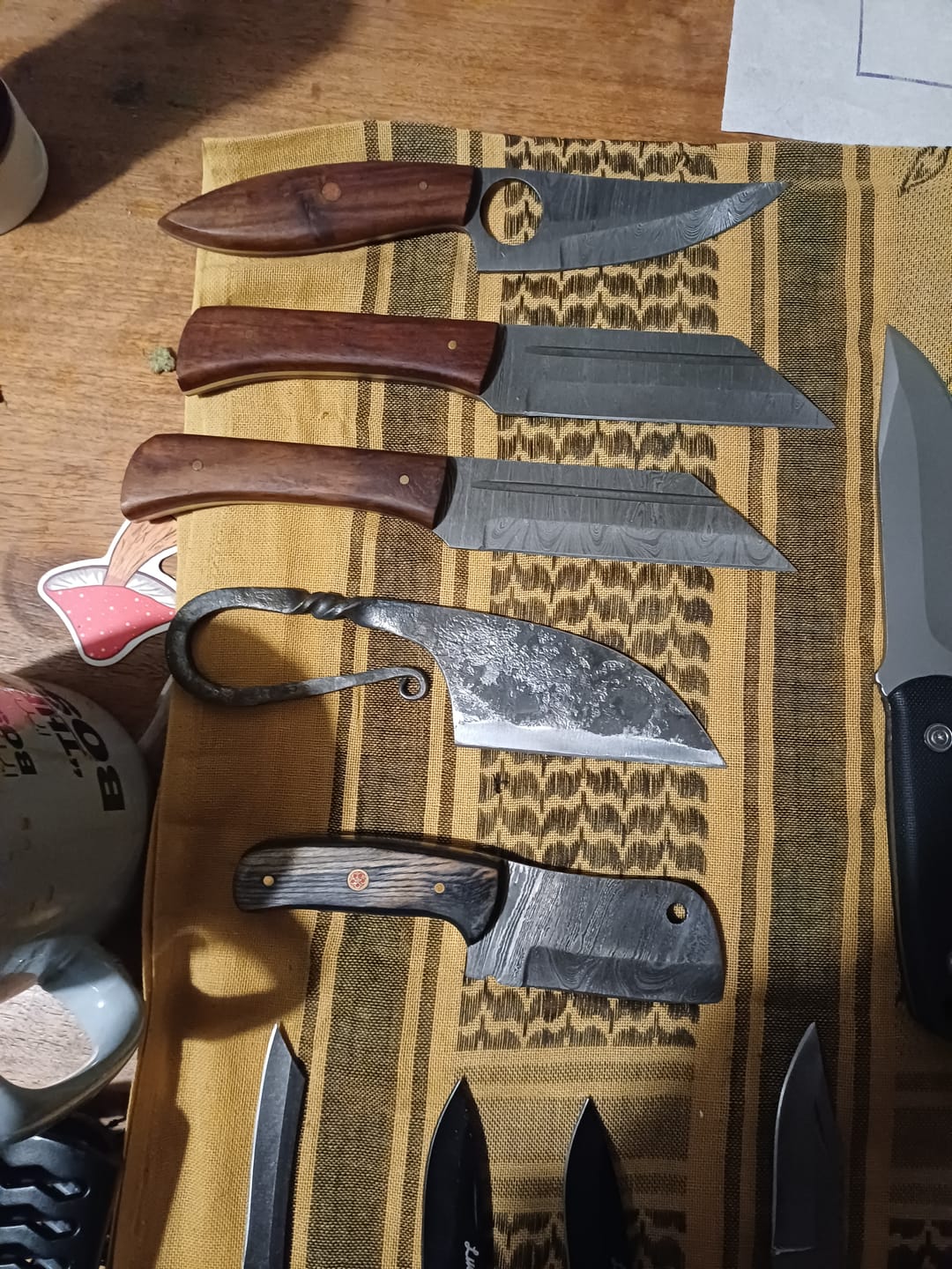 Customer photo review of Mystery Damascus Knife