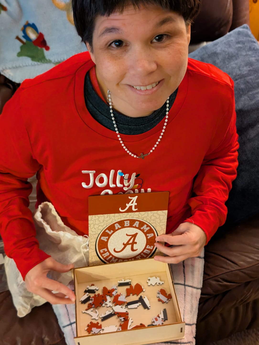 Customer photo review of University of Alabama - Wooden Puzzle