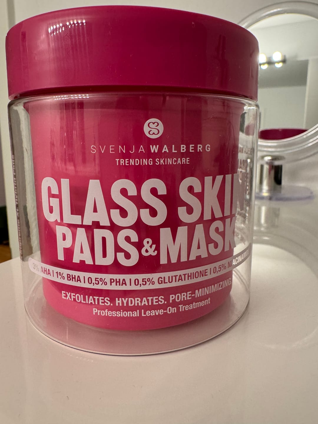 Customer photo review of Glass Skin Pads & Mask