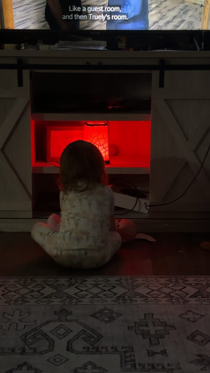 Customer photo review of Lumi Friendship Lamp – Soft Glow Wi-Fi Touch Lamp | Stay Connected with Light & Warmth