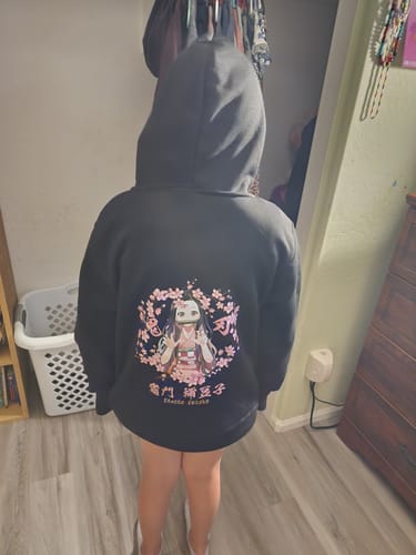 Customer photo review of Demon Slayer Nezuko Graphic Hoodie