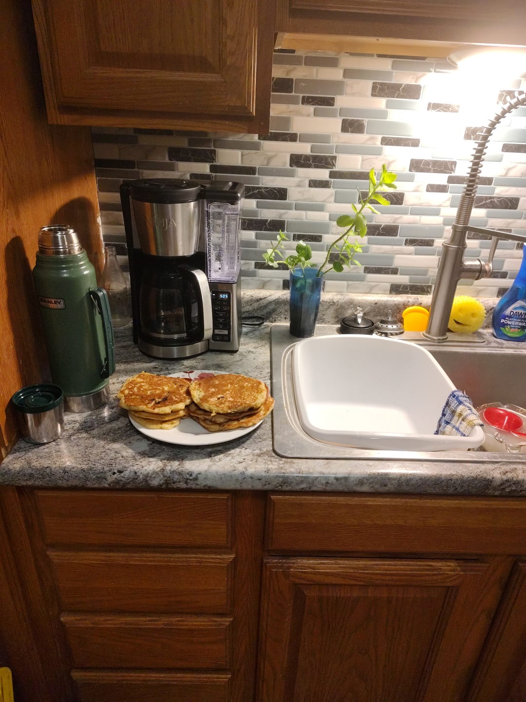 Customer photo review of Cousin T's Gourmet Gluten Free Chocolate Chip Pancake Mix