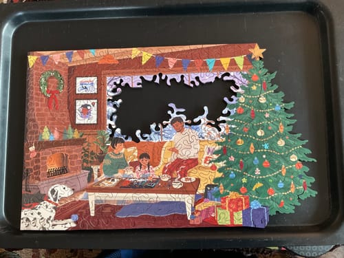 Customer photo review of Making Memories Wood Jigsaw Puzzle