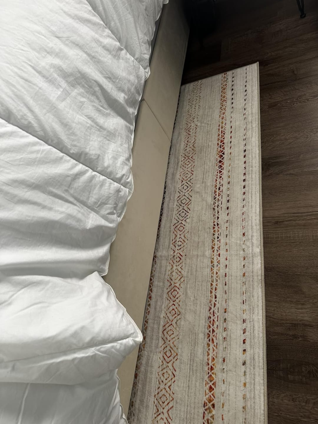 Customer photo review of Nebula Washable Area Rug - Brown/White