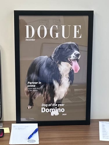Customer photo review of Dogue - Personalized Poster