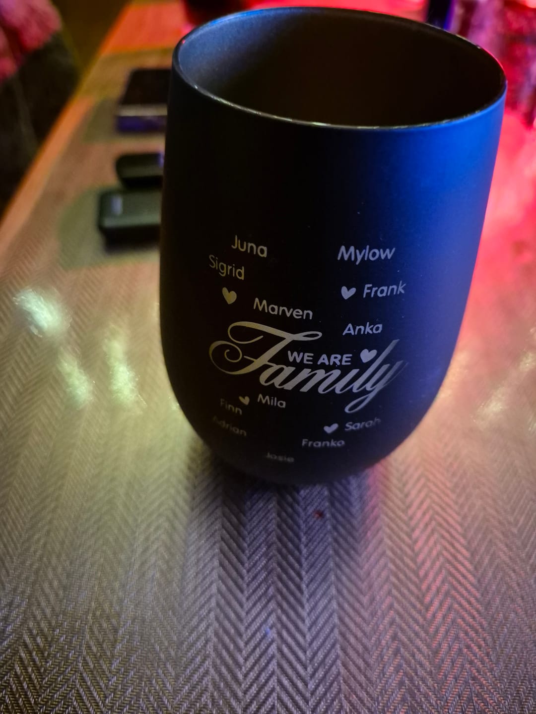 Customer photo review of We are Family - Familien-Windlicht