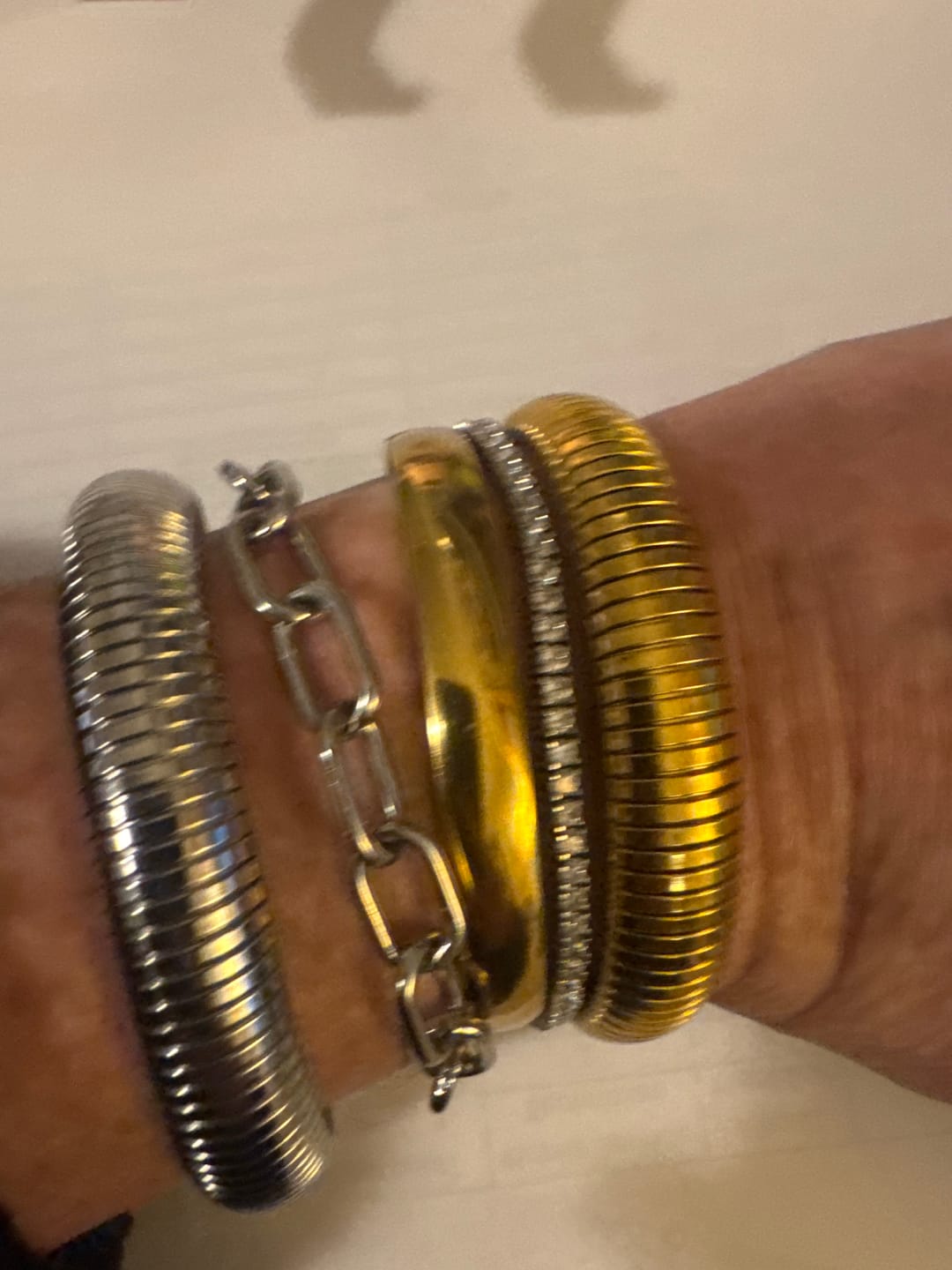 Customer photo review of Ibiza Chunky Bangle (Bundle)