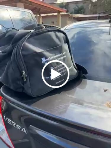 Customer video review of Crusader Duffle Bag