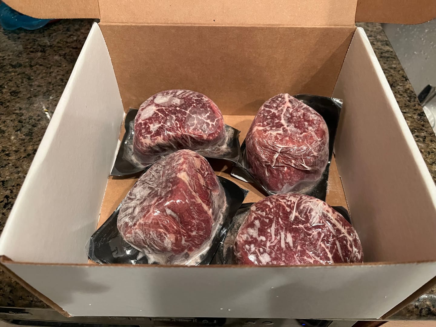Customer photo review of USDA Prime Filet Mignon Steak