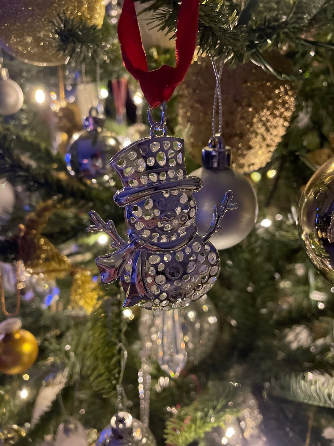 Customer photo review of Allegro Snowman Bauble