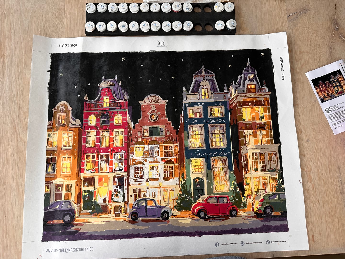 Customer photo review of Malen nach Zahlen - Heiligabend in Amsterdam